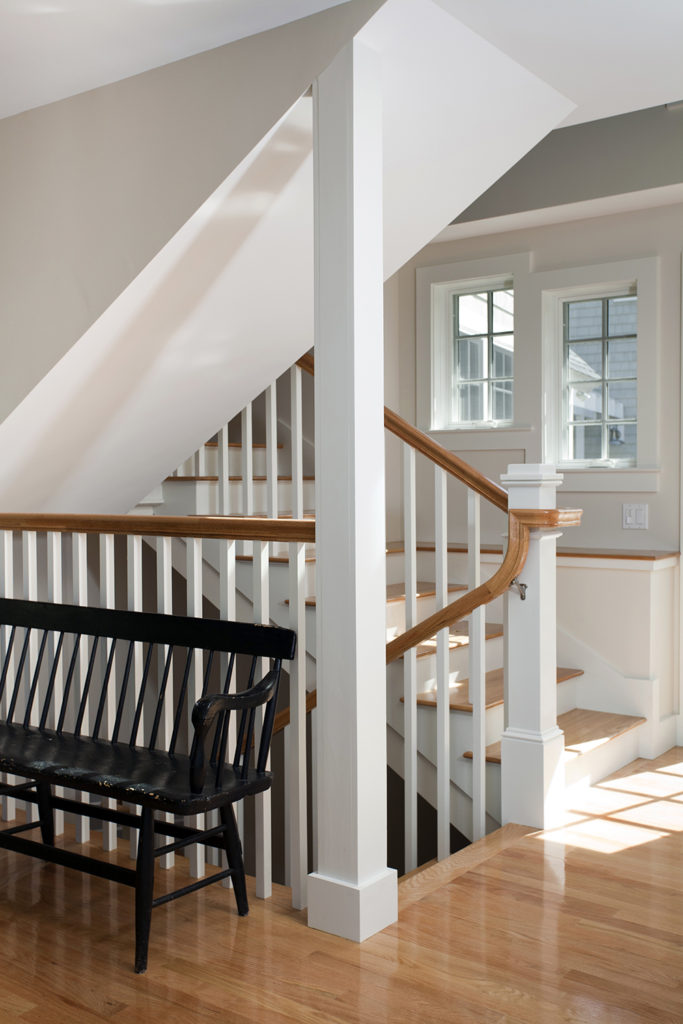 Sunnybrae’s well lit stairwell.